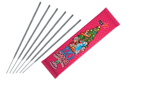  Бенгальские свечи 6 шт 170 мм в пакете  в Печоре